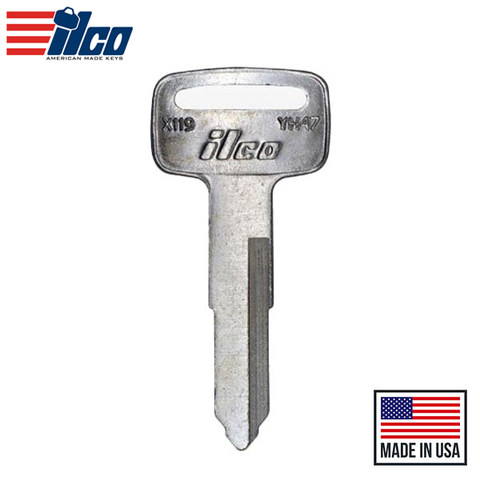 Ilco - YH47 / X119 - Yamaha - Motorcycle / ATV Key Blank Ilco - YH47 / X119 - Yamaha - Motorcycle / ATV Key Blank