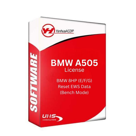 Yanhua - ACDP - BMW - A505 License for BMW 8HP (E/F/G) Reset EWS Data (Bench Mode) Yanhua - ACDP - BMW - A505 License for BMW 8HP (E/F/G) Reset EWS Data (Bench Mode)