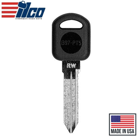 1997-2005 GM - B97 - Transponder Key - (T5 Cloning Chip) 1997-2005 GM - B97 - Transponder Key - (T5 Cloning Chip)