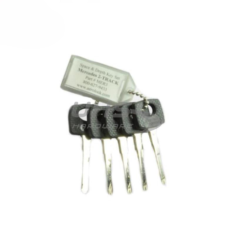 AeroLock - MER3 - Mercedes - Track Space/Depth Try-Out Key Set - S50HFP AeroLock - MER3 - Mercedes - Track Space/Depth Try-Out Key Set - S50HFP