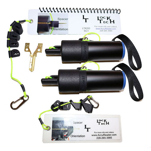 Accureader - LTKSD2-2Xcase - 2 LT Kwikset SmartKey Decoders 2.0 / One of KW1 and One of SC1 Key Profiles / Accessories & Protective Carry Case Accureader - LTKSD2-2Xcase - 2 LT Kwikset SmartKey Decoders 2.0 / One of KW1 and One of SC1 Key Profiles / Accessories & Protective Carry Case