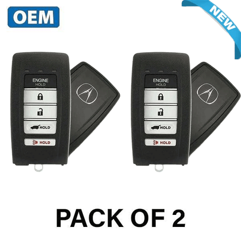 2014-2015 Acura MDX / 5-Button Smart Key / PN: 72147-TZ6-A61 / KR537924100 (Driver 2) (OEM) 2014-2015 Acura MDX / 5-Button Smart Key / PN: 72147-TZ6-A61 / KR537924100 (Driver 2) (OEM)