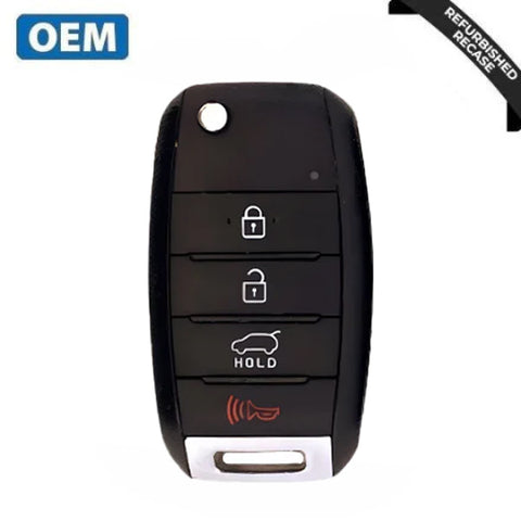 2016-2020 Kia Sportage / 4-Button Flip Key / PN: 95430-D9000 (TP) / TQ8-RKE-4F27 / Transponder (OEM Recase) (Canada) 2016-2020 Kia Sportage / 4-Button Flip Key / PN: 95430-D9000 (TP) / TQ8-RKE-4F27 / Transponder (OEM Recase) (Canada)