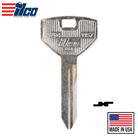 ILCO - Y157 - P1794 - Chrysler - Dodge - Jeep - Metal Key Blank ILCO - Y157 - P1794 - Chrysler - Dodge - Jeep - Metal Key Blank