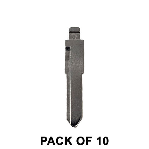 KEYDIY - MZ34 - Flip Key Blade - #27 - For Xhorse / Keydiy Universal Remote Flip Keys - Pack of 10 KEYDIY - MZ34 - Flip Key Blade - #27 - For Xhorse / Keydiy Universal Remote Flip Keys - Pack of 10