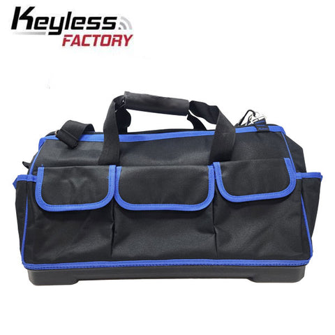 Heavy-Duty Canvas ToolKit - Locksmith Tool Bag with 16 Pockets & Secure Carry - Waterproof and Anti-Skid Heavy-Duty Canvas ToolKit - Locksmith Tool Bag with 16 Pockets & Secure Carry - Waterproof and Anti-Skid