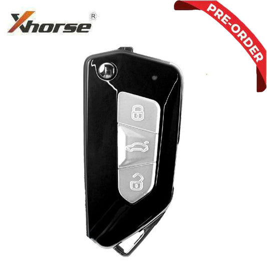 Xhorse - XKGA82EN - GA08 Style - 3-Button Universal Universal Remote Flip Key For VVDI Key Tools (Wired) (PRE-ORDER)