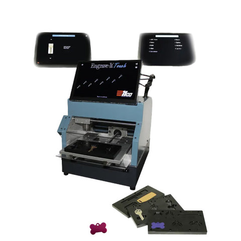 Ilco - ENGRAVE-IT TOUCH - Electronic Engraving Marking System for Keys / Cylinders / IC Cores / ID Tags & More Ilco - ENGRAVE-IT TOUCH - Electronic Engraving Marking System for Keys / Cylinders / IC Cores / ID Tags & More