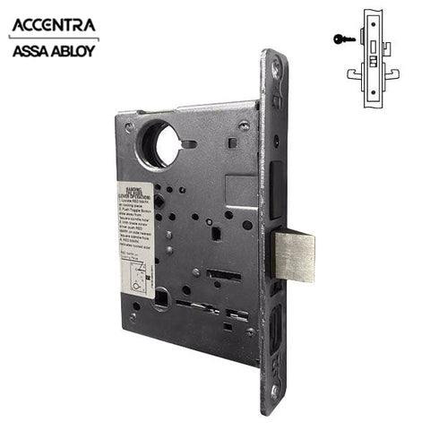 Accentra (Formerly Yale) - LBDY88-02-FL - Mortise Lock Body - Privacy - Satin Chrome - Body Only - Fire Rated - Grade 1 Accentra (Formerly Yale) - LBDY88-02-FL - Mortise Lock Body - Privacy - Satin Chrome - Body Only - Fire Rated - Grade 1