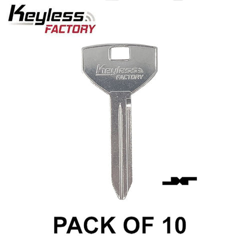 Y157 - P1794 - Chrysler - Dodge - Jeep - Metal Key Blank - Pack Of 10 Y157 - P1794 - Chrysler - Dodge - Jeep - Metal Key Blank - Pack Of 10