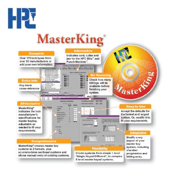 HPC MK-CD Masterking Keying Software - UHS Hardware HPC MK-CD Masterking Keying Software - UHS Hardware