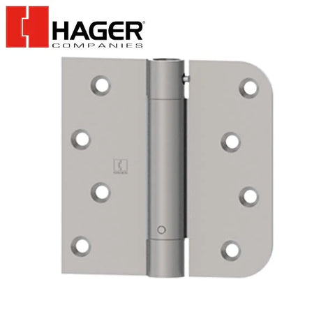 Hager - 1754 - Square by 5/8" Radius - Spring Hinge with Fasteners - 4" x 4" - Optional Finish Hager - 1754 - Square by 5/8" Radius - Spring Hinge with Fasteners - 4" x 4" - Optional Finish