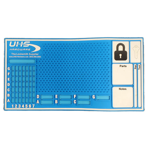 Deluxe Rekeying / Locking / Pinning Mat by UHS Hardware (10"x20″) - UHS Hardware Deluxe Rekeying / Locking / Pinning Mat by UHS Hardware (10"x20″) - UHS Hardware