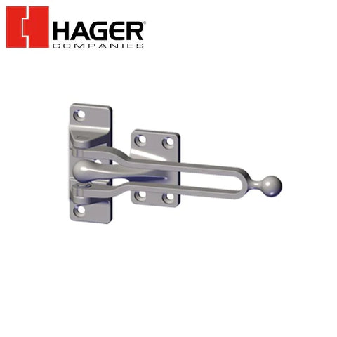 Hager - 274D - Door Guard - Satin Chrome Hager - 274D - Door Guard - Satin Chrome