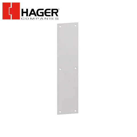 Hager - 30S - Push Plates - Optional Size - Optional Finish Hager - 30S - Push Plates - Optional Size - Optional Finish