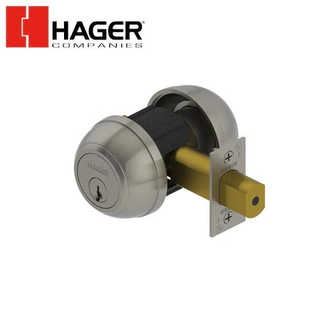 Hager - 3114 - Deadbolt - Double Cylinder - 2-3/4" - Satin Chrome - Optional Keyway Hager - 3114 - Deadbolt - Double Cylinder - 2-3/4" - Satin Chrome - Optional Keyway
