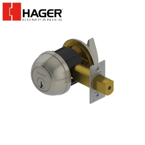 Hager - 3118 - Deadbolt - Classroom - 2-3/4" - Satin Chrome - Optional Keyway Hager - 3118 - Deadbolt - Classroom - 2-3/4" - Satin Chrome - Optional Keyway