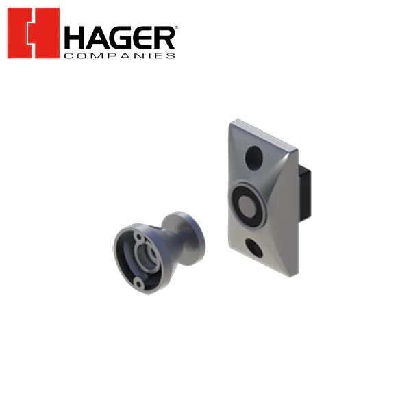 Hager - 380F - Flush Mount Electromagnetic Door Holder - Optional
