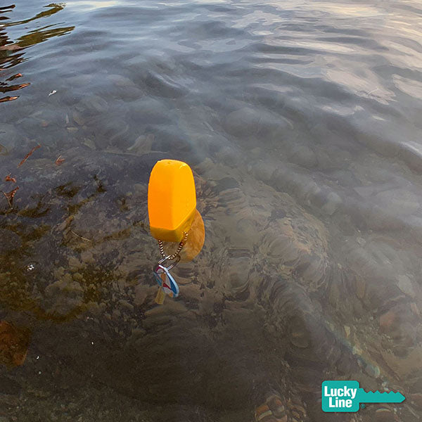 LuckyLine - 92801 - Soft Key Float - Yellow - 1 Pack - UHS Hardware LuckyLine - 92801 - Soft Key Float - Yellow - 1 Pack - UHS Hardware