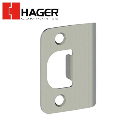 Hager - 3958 - Full Lip Strike - Round corner - Satin Chrome Hager - 3958 - Full Lip Strike - Round corner - Satin Chrome