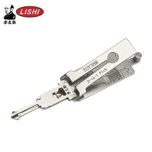 ORIGINAL LISHI TOY38R DH4R Toyota / 8-Cut / 2-in-1 / Pick & Decoder - UHS Hardware ORIGINAL LISHI TOY38R DH4R Toyota / 8-Cut / 2-in-1 / Pick & Decoder - UHS Hardware