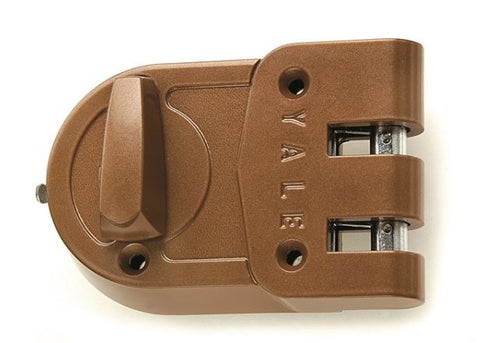 YALE - 197 - Jimmy Proof Deadlock - Single Cylinder - 5 Pin - Sprayed Brass - UHS Hardware YALE - 197 - Jimmy Proof Deadlock - Single Cylinder - 5 Pin - Sprayed Brass - UHS Hardware