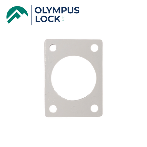 Olympus - ETS1-PL - 1/8” Exterior Through-Bolt Mounting Cabinet Pull Spacer Plate - 26D - Satin Chrome - UHS Hardware Olympus - ETS1-PL - 1/8” Exterior Through-Bolt Mounting Cabinet Pull Spacer Plate - 26D - Satin Chrome - UHS Hardware