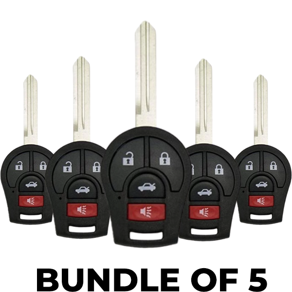 5 x 2003-2019 Nissan / 4-Button Remote Head Key / CWTWB1U751 (AFTERMARKET) - UHS Hardware 5 x 2003-2019 Nissan / 4-Button Remote Head Key / CWTWB1U751 (AFTERMARKET) - UHS Hardware