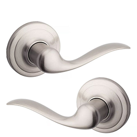 Kwikset - 720TNL - Tustin Lever - Round Rose - Passage - 15 - Satin Nickel - UHS Hardware Kwikset - 720TNL - Tustin Lever - Round Rose - Passage - 15 - Satin Nickel - UHS Hardware