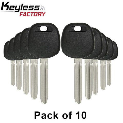 2010 - 2019 Toyota / Scion - TR 47 Transponder Key - (G Chip) (Bundle of 10) - UHS Hardware 2010 - 2019 Toyota / Scion - TR 47 Transponder Key - (G Chip) (Bundle of 10) - UHS Hardware