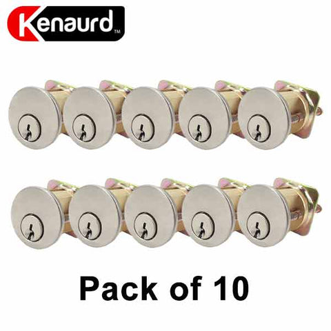 10 x Premium Rim Cylinders - 26D Satin Chrome - SC1 - UHS Hardware 10 x Premium Rim Cylinders - 26D Satin Chrome - SC1 - UHS Hardware