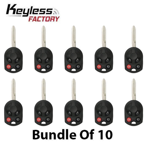 10 x 2006-2012 Ford / Mercury / Lincoln / 4-Button Remote Head Key / PN: 164-R7040 / OUCD6000022 / H75 / Chip 80 Bit (AFTERMARKET) (Pack of 10) - UHS Hardware 10 x 2006-2012 Ford / Mercury / Lincoln / 4-Button Remote Head Key / PN: 164-R7040 / OUCD6000022 / H75 / Chip 80 Bit (AFTERMARKET) (Pack of 10) - UHS Hardware