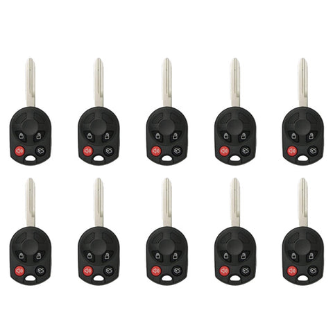 10 x 2006-2012 Ford / Mercury / Lincoln / 4-Button Remote Head Key / PN: 164-R7040 / OUCD6000022 / H75 / Chip 80 Bit (AFTERMARKET) (Pack of 10) - UHS Hardware 10 x 2006-2012 Ford / Mercury / Lincoln / 4-Button Remote Head Key / PN: 164-R7040 / OUCD6000022 / H75 / Chip 80 Bit (AFTERMARKET) (Pack of 10) - UHS Hardware