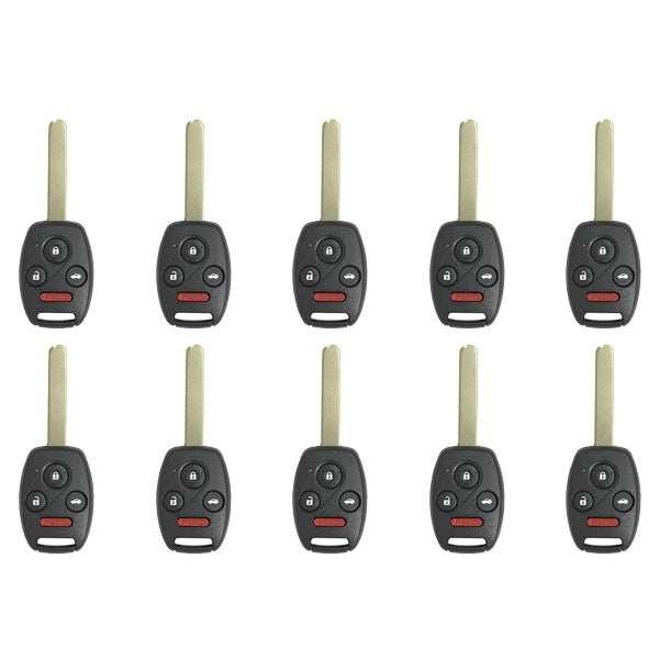 10 x 2005-2006 Honda CR-V / 4-Button Remote Head Key / OUCG8D-380H-A (AFTERMARKET) (Pack of 10) - UHS Hardware