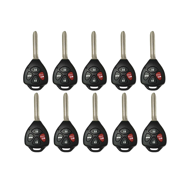 2010-2014 Toyota / 4-Button Remote Head Key / GQ4-29T / (AFTERMARKET) (BUNDLE OF 10) - UHS Hardware 2010-2014 Toyota / 4-Button Remote Head Key / GQ4-29T / (AFTERMARKET) (BUNDLE OF 10) - UHS Hardware