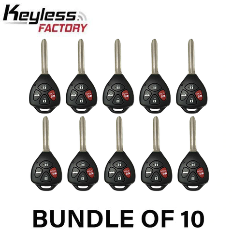 2010-2014 Toyota / 4-Button Remote Head Key / GQ4-29T / (AFTERMARKET) (BUNDLE OF 10) - UHS Hardware 2010-2014 Toyota / 4-Button Remote Head Key / GQ4-29T / (AFTERMARKET) (BUNDLE OF 10) - UHS Hardware