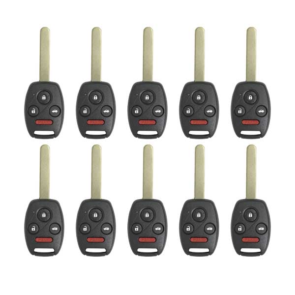 10 x 2003-2010 Honda Accord Element / 4-Button Remote Head Key / OUCG8D-380H-A (AFTERMARKET) (Bundle of 10) - UHS Hardware 10 x 2003-2010 Honda Accord Element / 4-Button Remote Head Key / OUCG8D-380H-A (AFTERMARKET) (Bundle of 10) - UHS Hardware
