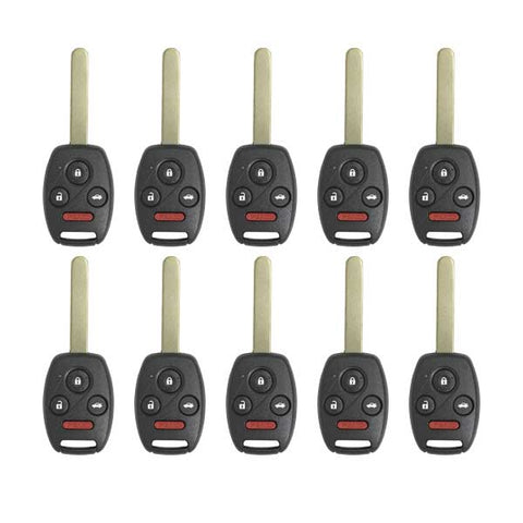 10 x 2003-2010 Honda Accord Element / 4-Button Remote Head Key / OUCG8D-380H-A (AFTERMARKET) (Bundle of 10) - UHS Hardware 10 x 2003-2010 Honda Accord Element / 4-Button Remote Head Key / OUCG8D-380H-A (AFTERMARKET) (Bundle of 10) - UHS Hardware