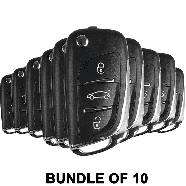 VVDI Super Remote / 3-Button Universal Remote Flip Key w/ Super Chip (Xhorse ) (BUNDLE OF 10) - UHS Hardware VVDI Super Remote / 3-Button Universal Remote Flip Key w/ Super Chip (Xhorse ) (BUNDLE OF 10) - UHS Hardware