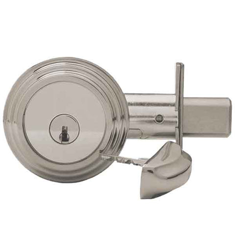 Medeco Residential BiLevel - CAPTIVE Deadbolt - Backset 2-3/8" - 19 -Satin Nickel - UHS Hardware Medeco Residential BiLevel - CAPTIVE Deadbolt - Backset 2-3/8" - 19 -Satin Nickel - UHS Hardware
