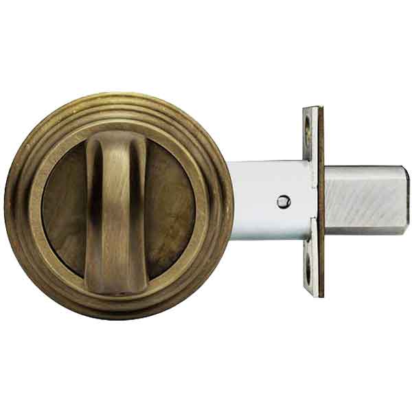 Medeco Residential BiLevel - Single Deadbolt - 09 - Antique Brass - UHS Hardware Medeco Residential BiLevel - Single Deadbolt - 09 - Antique Brass - UHS Hardware