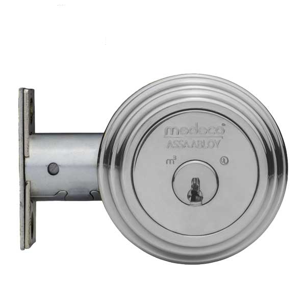 Medeco - 11JC623 - Maxum Commercial - M3 BiLevel - Double Deadbolt - 2-3/8" Backset - 26D - Satin Chrome - DLT Keyway - Grade 1 - UHS Hardware