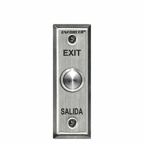 Seco-Larm - Vandal Resistant RTE Pushbutton Wall Plate - Slimline - UHS Hardware Seco-Larm - Vandal Resistant RTE Pushbutton Wall Plate - Slimline - UHS Hardware