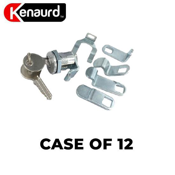 Premium Mailbox Locks (12) - Multi-cam - Threaded Body (Case of 12) - HL1 Keyway - US14 Bright Nickel - UHS Hardware Premium Mailbox Locks (12) - Multi-cam - Threaded Body (Case of 12) - HL1 Keyway - US14 Bright Nickel - UHS Hardware