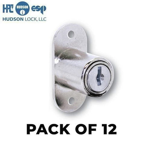 12 x HPC - 1030FM - Flush Mount Plunger Lock (PACK OF 12) - UHS Hardware 12 x HPC - 1030FM - Flush Mount Plunger Lock (PACK OF 12) - UHS Hardware