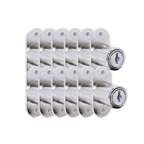 12 x HPC - 1030FM - Flush Mount Plunger Lock (PACK OF 12) - UHS Hardware 12 x HPC - 1030FM - Flush Mount Plunger Lock (PACK OF 12) - UHS Hardware