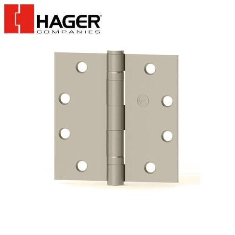 Hager - ECBB 1100 - Full Mortise - 5-Knuckle - Ball Bearing - Standard Weight - 4.5" x 4.5" - Optional Finish - Optional Pin Function Hager - ECBB 1100 - Full Mortise - 5-Knuckle - Ball Bearing - Standard Weight - 4.5" x 4.5" - Optional Finish - Optional Pin Function