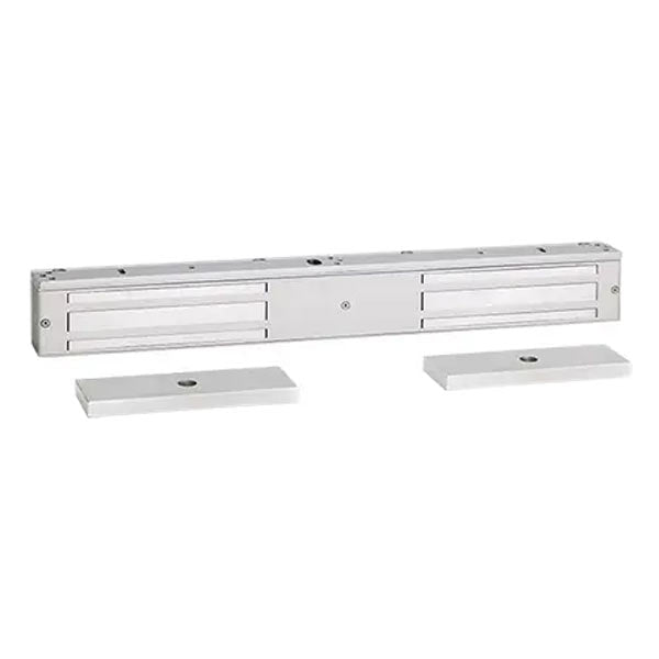 SDC - 1572V - Double Electromagnetic Lock - Surface Mount - 1200lbs. - 12/24VDC - Satin Aluminum - Grade 1 - UHS Hardware SDC - 1572V - Double Electromagnetic Lock - Surface Mount - 1200lbs. - 12/24VDC - Satin Aluminum - Grade 1 - UHS Hardware