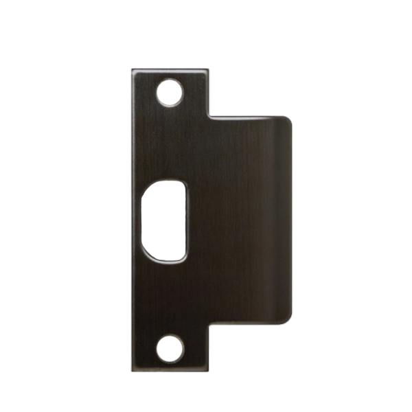 Don-Jo - EST 158 - Extended Lip ASA Strike - 622 - Flat Black - UHS Hardware