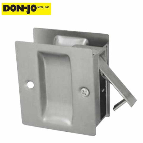 Don-Jo - Pocket Door Lock - Silver (PDL-100-625) - UHS Hardware Don-Jo - Pocket Door Lock - Silver (PDL-100-625) - UHS Hardware